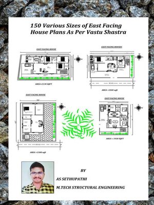 cover image of 150 Various Sizes of East Facing House Plans As Per Vastu Shastra